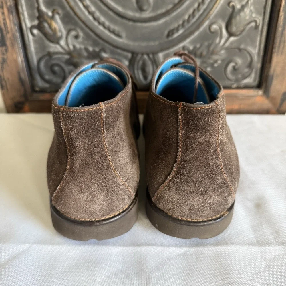 Michael Toschi SL800 Chocolate Suede Chukka Boots Men Sz 8 Retail $595